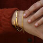 Personalised Sterling Silver Or Gold Open Bangle, thumbnail 7 of 11