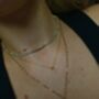 Gold Tennis Necklace, thumbnail 5 of 5