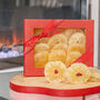 Rings Of Crystalised Pineapple In A Gift Box, thumbnail 2 of 7