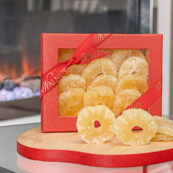 Rings Of Crystalised Pineapple In A Gift Box, 2 of 7