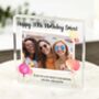 30th Birthday Personalised Photo Acrylic Gift, thumbnail 1 of 3