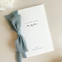 Luxury 'Letter To My Mum On My Wedding Day' Card, Elegant Calligraphy Design, thumbnail 6 of 11