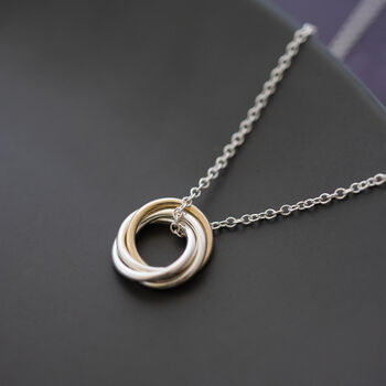 40th Gold And Silver Necklace, 3 of 8