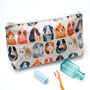 All The Breeds Oil Cloth Wash Bags, thumbnail 1 of 3