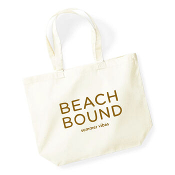 Beach Bound Large Holiday Tote Bag, 4 of 4