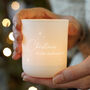 Christmas Gift For Family Tea Light Holder With Candles, thumbnail 1 of 10
