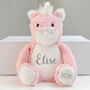 Personalised Pink Unicorn Soft Toy, thumbnail 1 of 5
