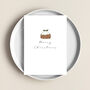 Christmas Pudding Greetings Card Pack Of Two, thumbnail 4 of 6