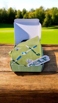 Golf Socks With Handmade Gift Box – Fun Gift Golfers, 8 of 8