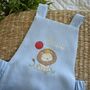First Birthday Embroidered Lion Romper Outfit, thumbnail 6 of 6