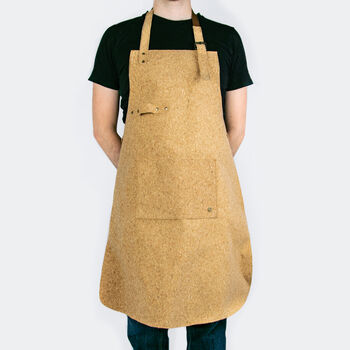 Personalised Cork Leather Apron, 3 of 10