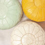 Moroccan Coloured Leather Pouffe, thumbnail 10 of 12
