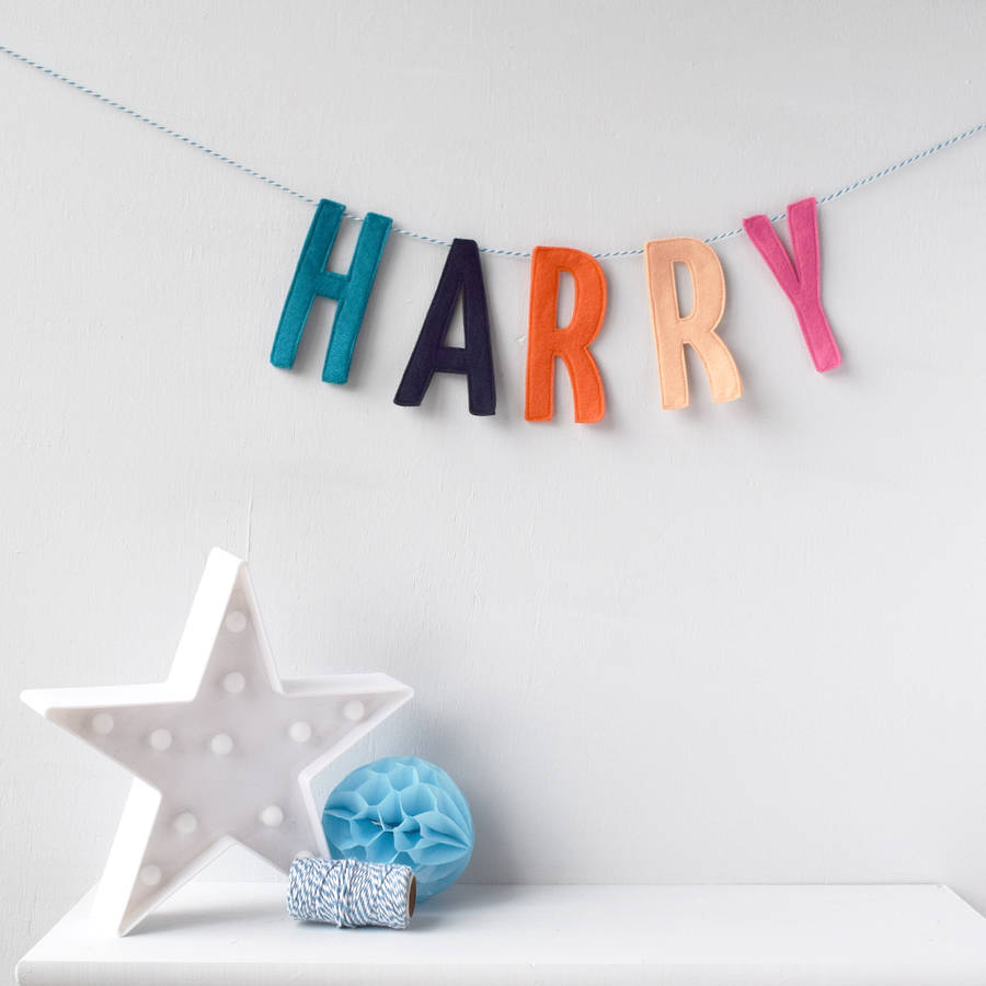 Personalised Letter Garland, 1 of 11