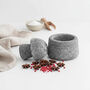 Raw Granite Pestle And Mortar, thumbnail 1 of 3