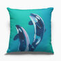 Orca Arctic Animals Organic Cushion, thumbnail 2 of 10