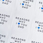 Reasons Why I/We Love You Dad Jar, thumbnail 10 of 10