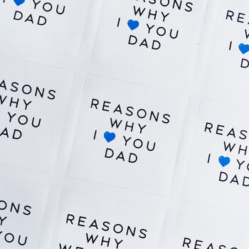 Reasons Why I/We Love You Dad Jar, 10 of 10