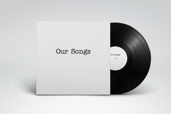 Personalised Seven Inch Wedding Vinyl Record, 8 of 8