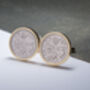 1956 70th Birthday Sixpence Coin Cufflinks, thumbnail 2 of 4