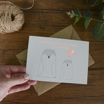 Penguin Happy Mother's Day Card, 2 of 4