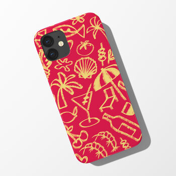 Summer Time Phone Case Durable iPhone Samsung Mobile Cover, 8 of 10