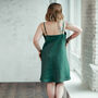 Women's Pure Linen Nightdress Cami Slip Dress, thumbnail 10 of 12