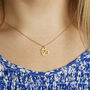 Gold Plated Mum And Me Jigsaw Puzzle Heart Necklace Set, thumbnail 3 of 6