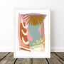 Tropical Leaf Abstract Tropicus Art Print, thumbnail 5 of 7