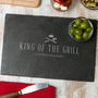 Personalised 'King Of The Grill' Steak Chopping Board, thumbnail 3 of 5