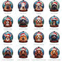 Dog Snow Globe Tree Decoration, thumbnail 4 of 8