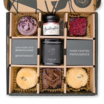 Afternoon Tea Treat Box For One | Plant Based, Gluten Free, Dairy Free, Eggless, 2 of 4