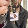 Father's Day Personalised Photo And Message Keyring, thumbnail 1 of 5