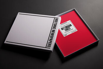 Nottingham Forest Telegraph Personalised Enhanced Football Gift Notts Forest Newspaper History Book, 3 of 10