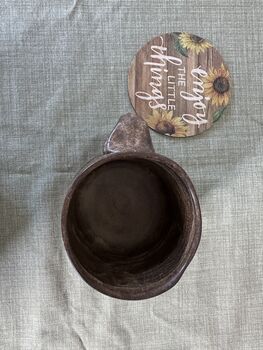 Handmade Porcelain Mug Cacao Matte Finish, 340ml Ceramic Cup, 2 of 5
