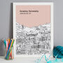 Personalised Coventry Graduation Gift Print, thumbnail 3 of 9