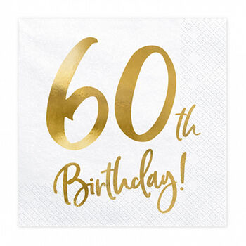60th Milestone Birthday Party Set, 6 of 9