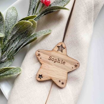 Christmas Place Name Setting Star, 2 of 7