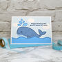 'Whale' Personalised Birthday Card, thumbnail 1 of 3