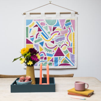 Abstract Shapes Wall Hanging Pre Order, 2 of 6