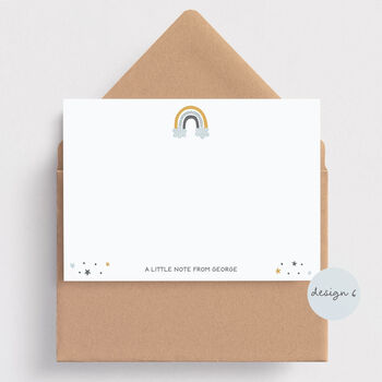 Pastel Rainbow Note Cards With Recycled Envelopes, 5 of 7