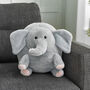 Soft Cuddly Giant Handwarmer Nellie The Elephant, thumbnail 3 of 3