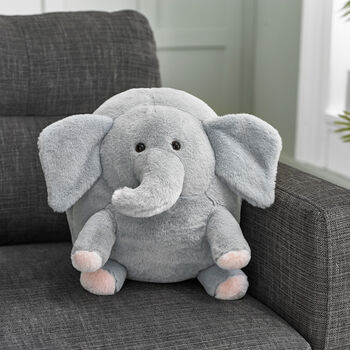 Soft Cuddly Giant Handwarmer Nellie The Elephant, 3 of 3