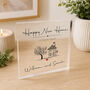 New Home Personalised Acrylic Block Keepsake, thumbnail 1 of 2