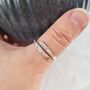 Sterling Silver Bark Wrap Ring, thumbnail 6 of 8