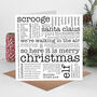 Monochrome Christmas Card, thumbnail 1 of 5