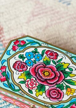 Rikisha Hand Painted Box, 3 of 5