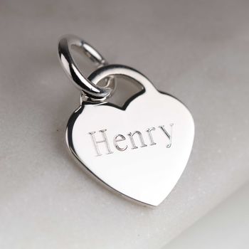 Personalised Children's Silver Heart Necklace, 5 of 6