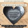 Personalised Iron Heart Dish, 6th Anniversary Gift, thumbnail 2 of 8
