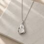 Silver Plated Pebble Necklace, thumbnail 1 of 3