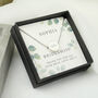 Personalised Wedding Thank You Botanical Necklace, thumbnail 2 of 3